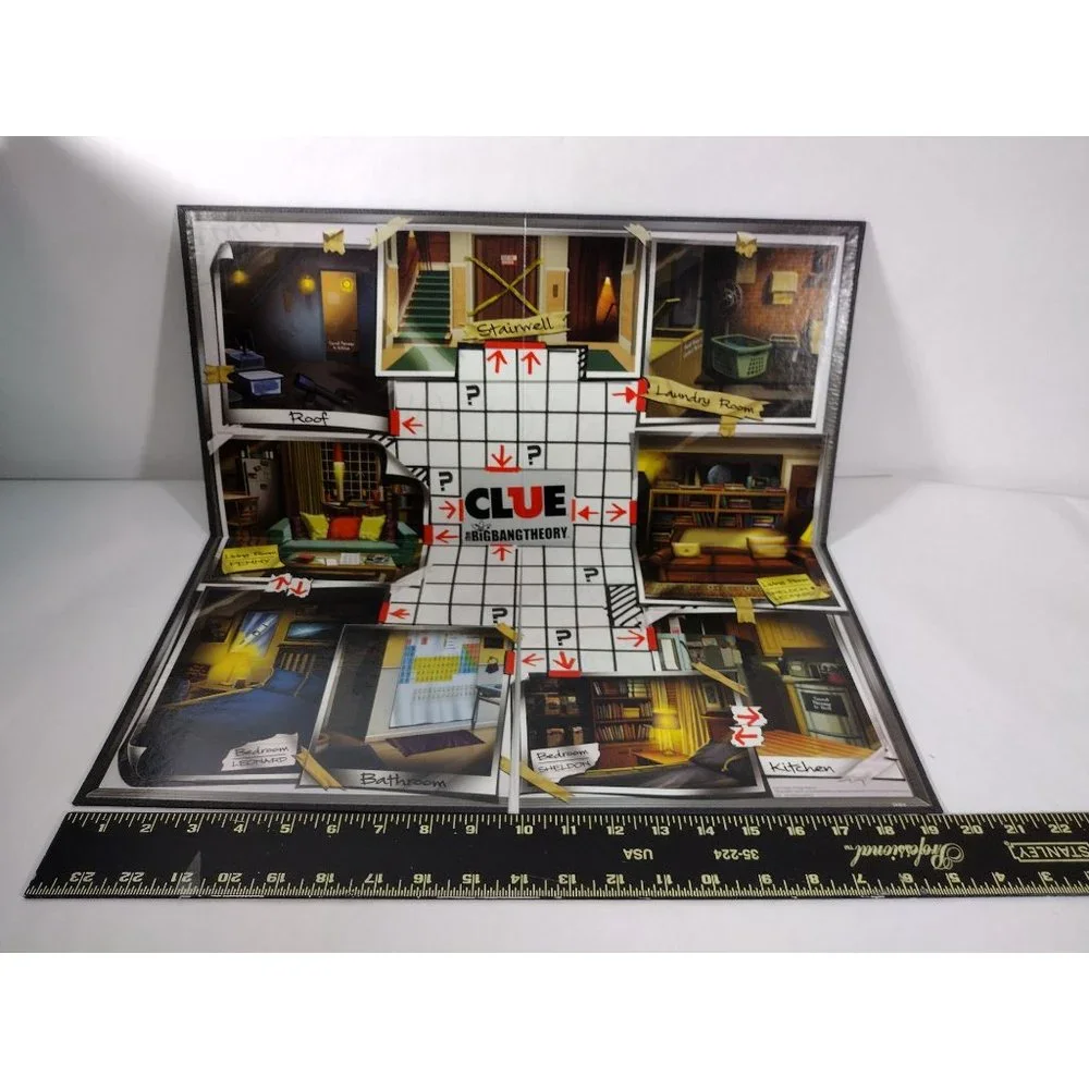Clue The Big Bang Theory Edition Hasbro 2013 Mystery Board Game Complete